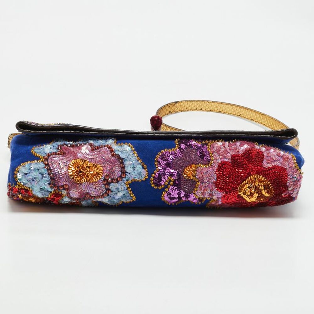 Tom Ford Multicolor Sequin And Suede Natalia Convertible Clutch - Picture 6 of 7